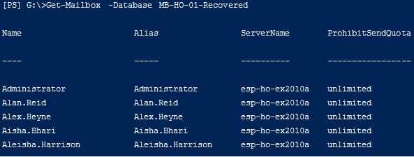 restore Exchange 2010 database