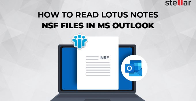 read NSFfiles in MS Outlook