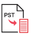 Exports PST file to Live Exchange Server